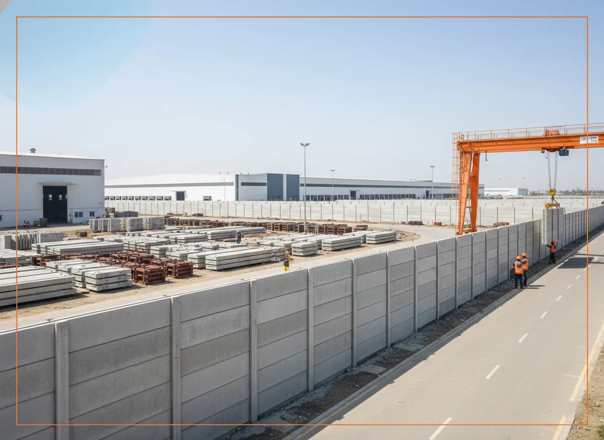 RCC Precast Boundary Wall Manufacturer in Bharuch